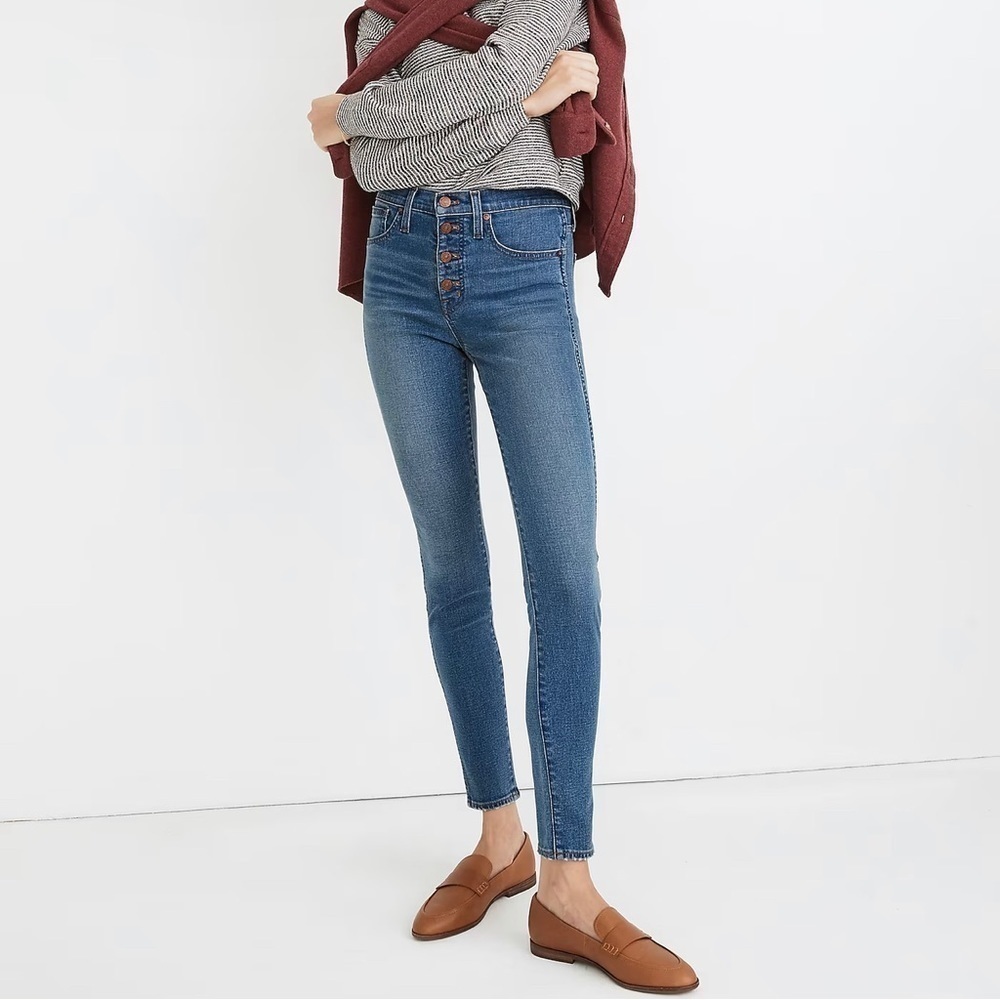 Madewell 10” High Rise Skinny Jeans Size 23